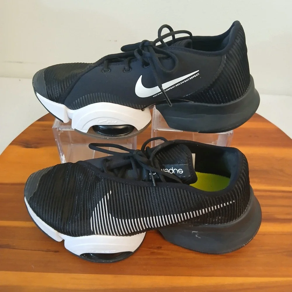 Nike Air Zoom SuperRep 2 Women 6.5 Black Running Shoes Sneakers CU5925-001